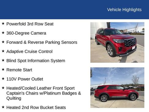 Used 2025 Ford Explorer Platinum w/ Ultimate Package image 29