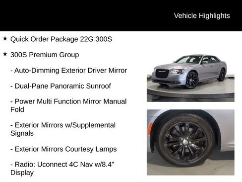 Used 2018 Chrysler 300 S w/ 300S Premium Group AWD/4WD image 7