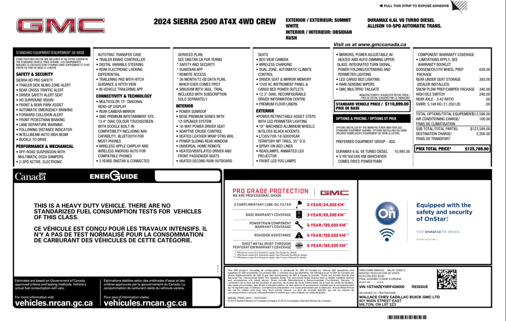 Used 2024 GMC Sierra 2500 AT4X AWD/4WD image 3