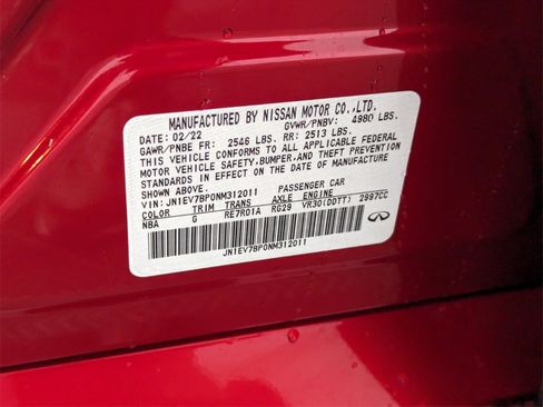 Used 2022 INFINITI Q50 Luxe w/ Cargo Package image 19