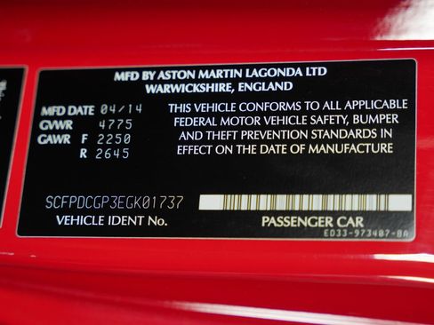 Used 2014 Aston Martin Vanquish Volante RWD image 48