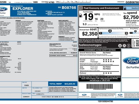 Used 2016 Ford Explorer XLT w/ Equipment Group 202A image 4