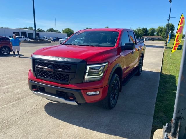 Used 2021 Nissan Titan PRO-4X w/ Off Road Protection Package AWD/4WD image 7