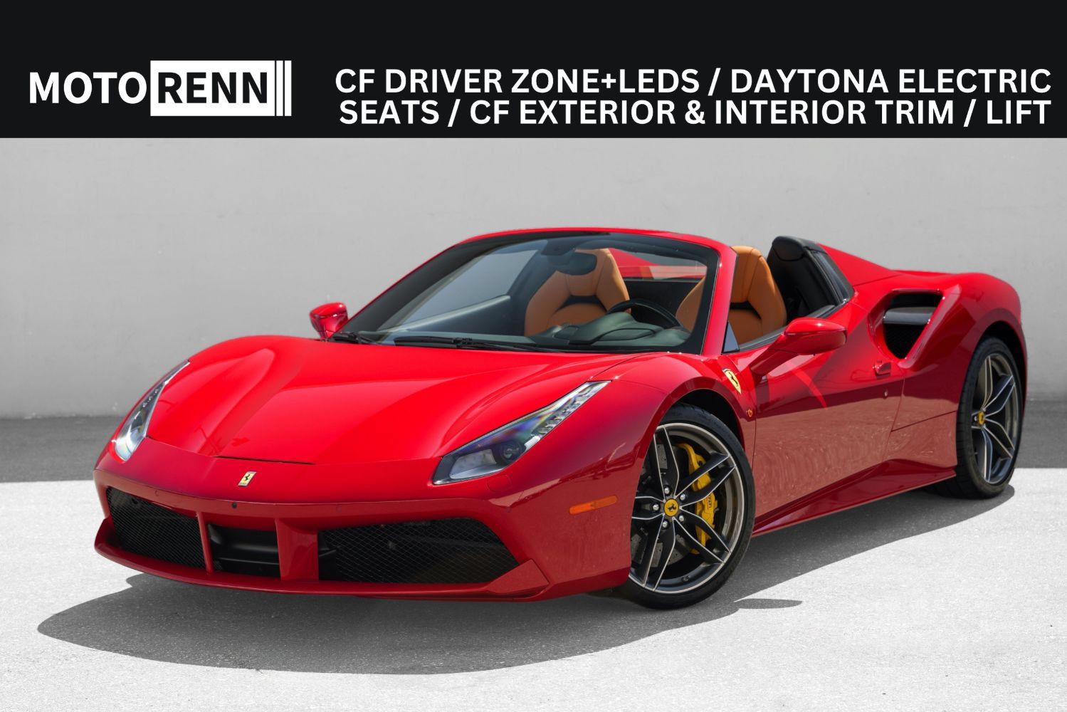 Used 2017 Ferrari 488 Spider RWD image 1