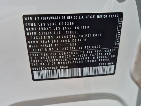 Used 2018 Volkswagen Tiguan S FWD image 23