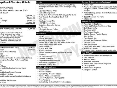 Used 2020 Jeep Grand Cherokee Altitude image 15