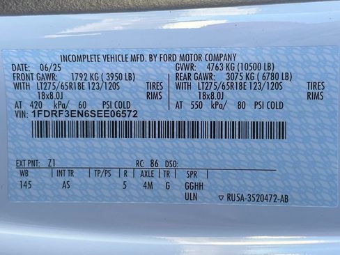 New 2025 Ford F350 XL w/ XL Chrome Package RWD image 58