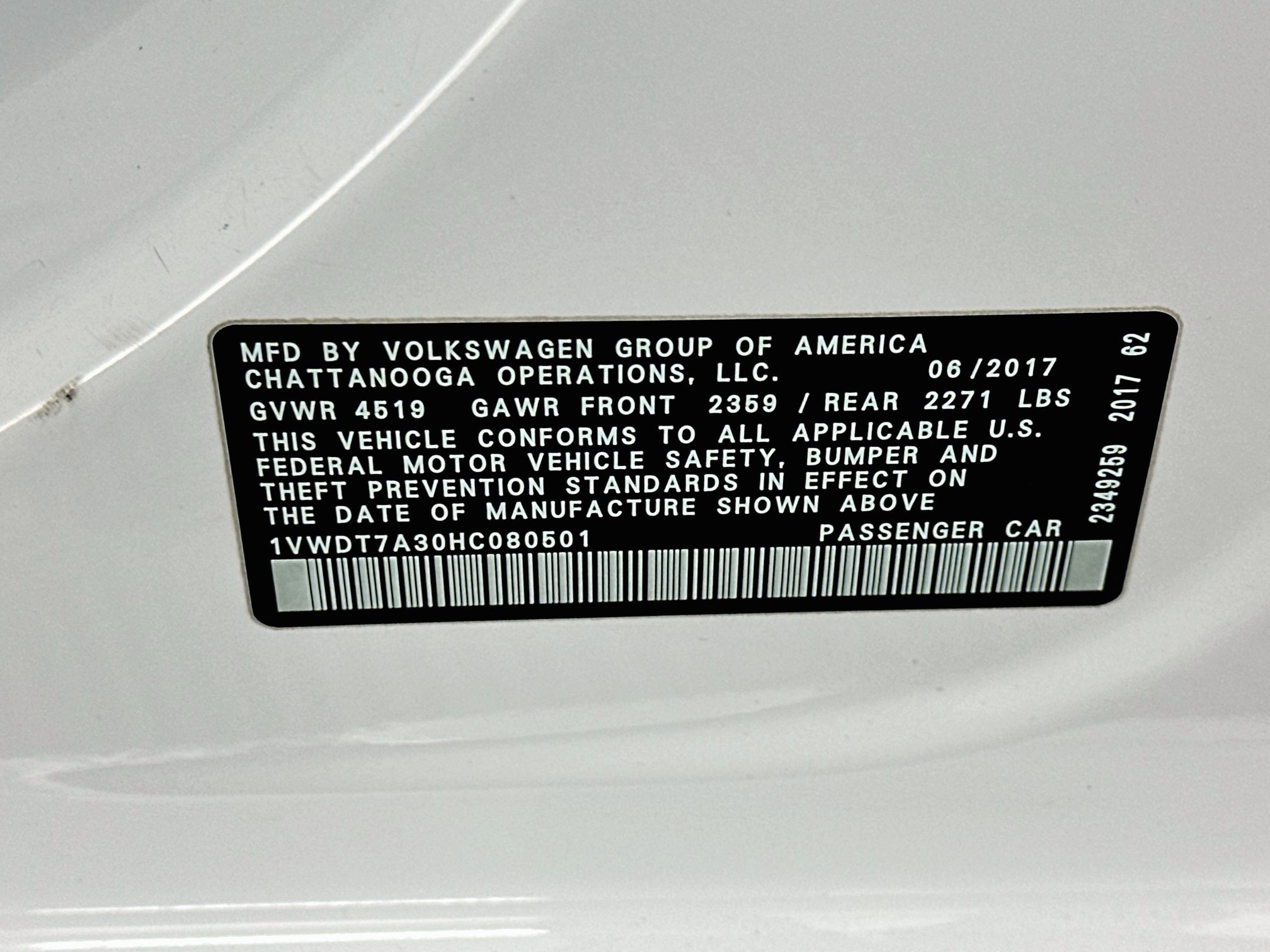 Used 2017 Volkswagen Passat 1.8T R-Line w/ R-Line Lighting Package FWD image 12