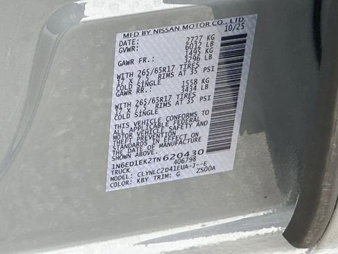 Certified 2026 Nissan Frontier SV w/ SV Convenience Package image 32