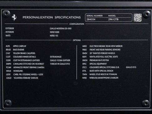 Used 2022 Ferrari 296 GTB image 10