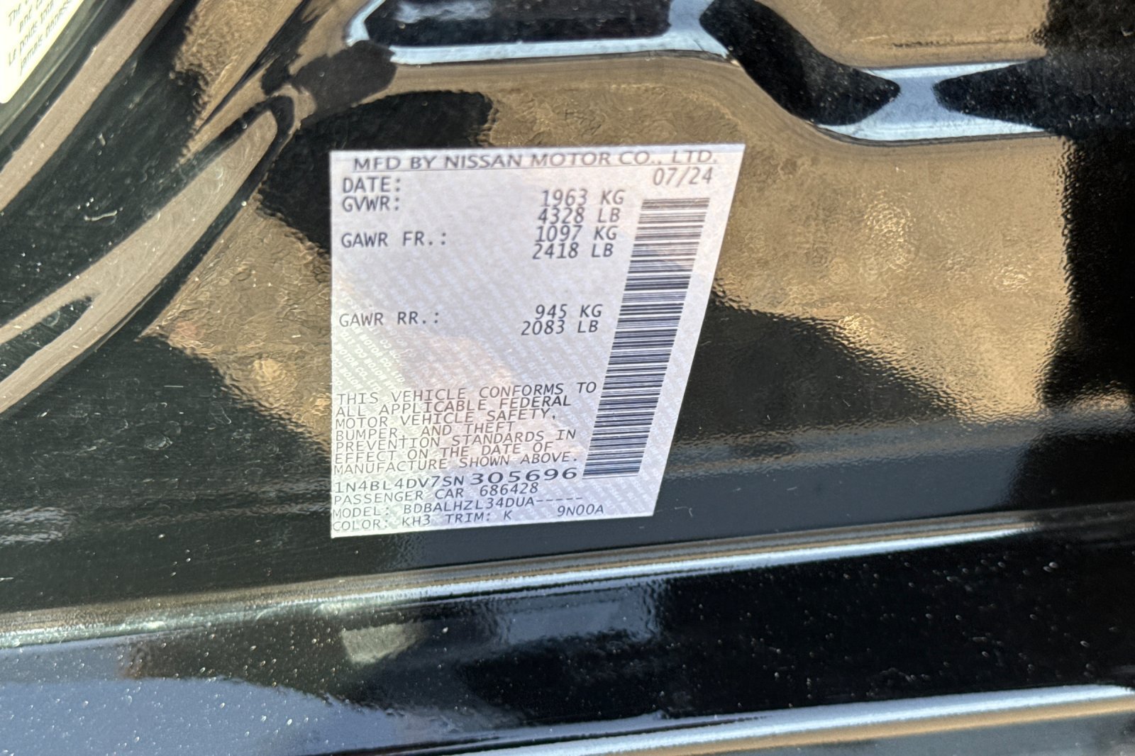 Certified 2025 Nissan Altima 2.5 SV FWD image 34