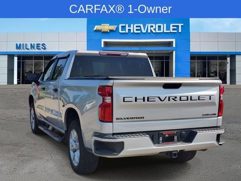 Certified 2021 Chevrolet Silverado 1500 Custom w/ LPO, Dark Essentials Package AWD/4WD image 3