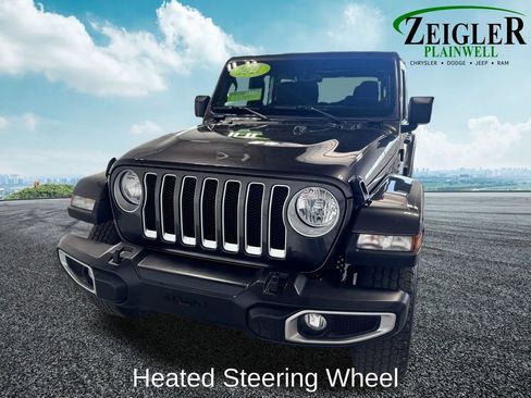 Used 2021 Jeep Wrangler Unlimited Sahara w/ Uconnect 4C Nav & Sound Group AWD/4WD image 9