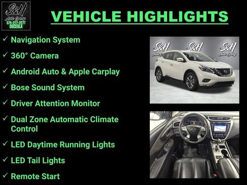 Used 2018 Nissan Murano SL w/ Cargo Package AWD/4WD image 3