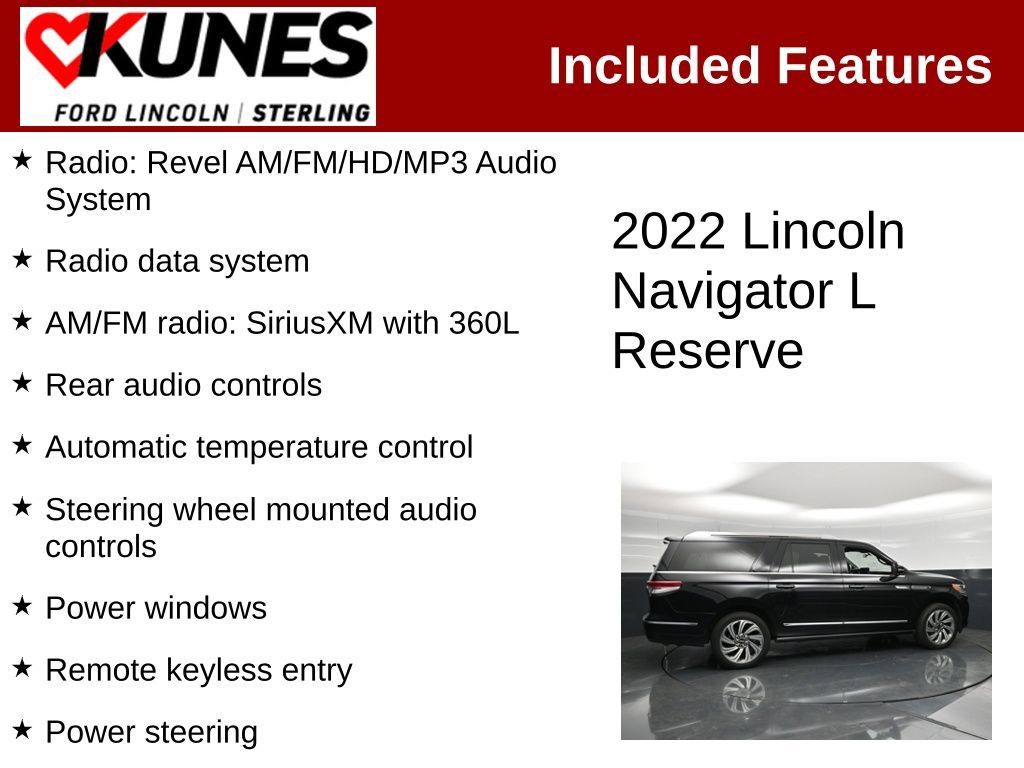 Used 2022 Lincoln Navigator L Reserve AWD/4WD image 2