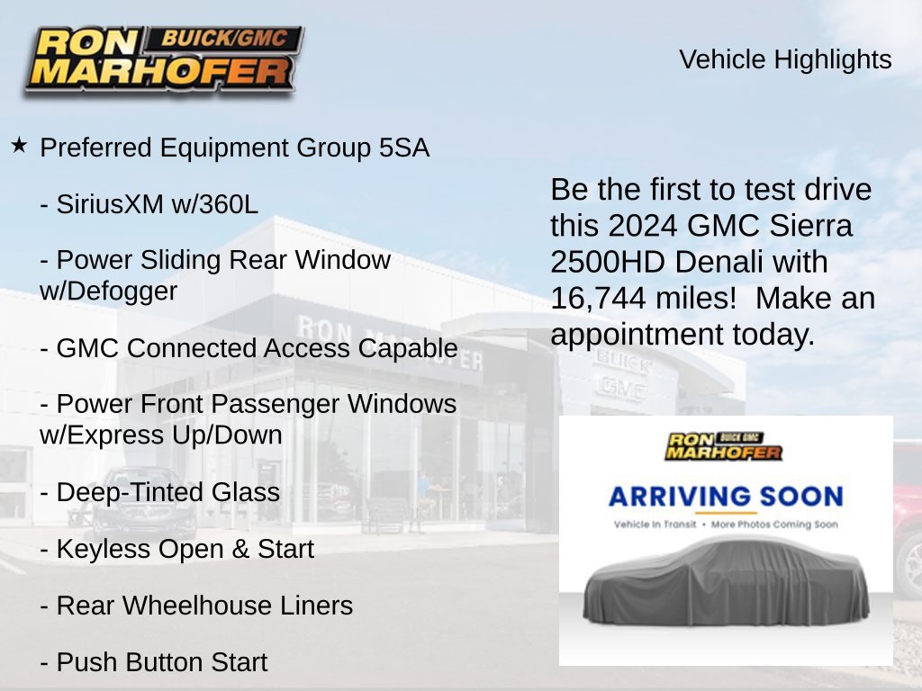 Used 2024 GMC Sierra 2500 Denali w/ Denali Reserve Package AWD/4WD image 3