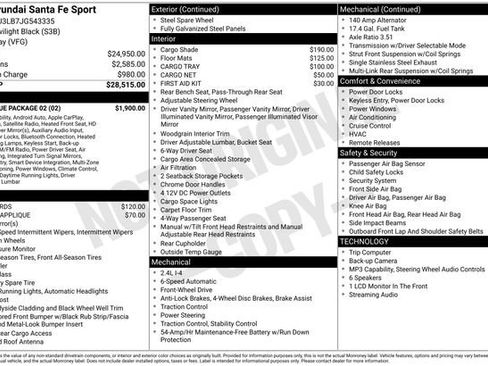 Used 2018 Hyundai Santa Fe Sport w/ 2.4L Value Package 02 image 5