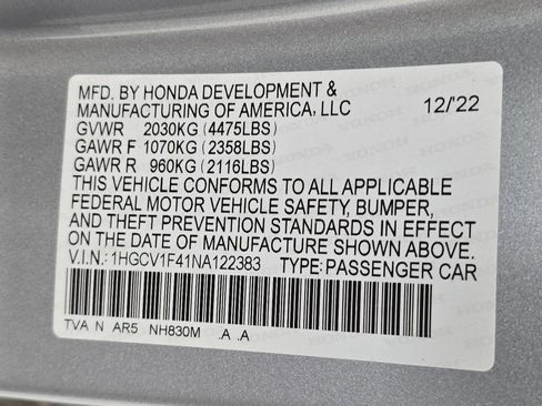 Certified 2022 Honda Accord Sport Special Edition image 34
