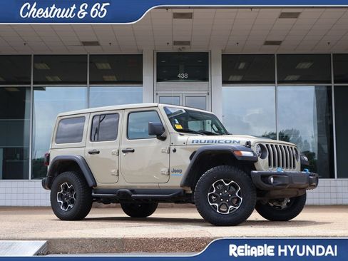 Used 2022 Jeep Wrangler Unlimited Rubicon 4xe w/ Steel Bumper Group AWD/4WD image 2