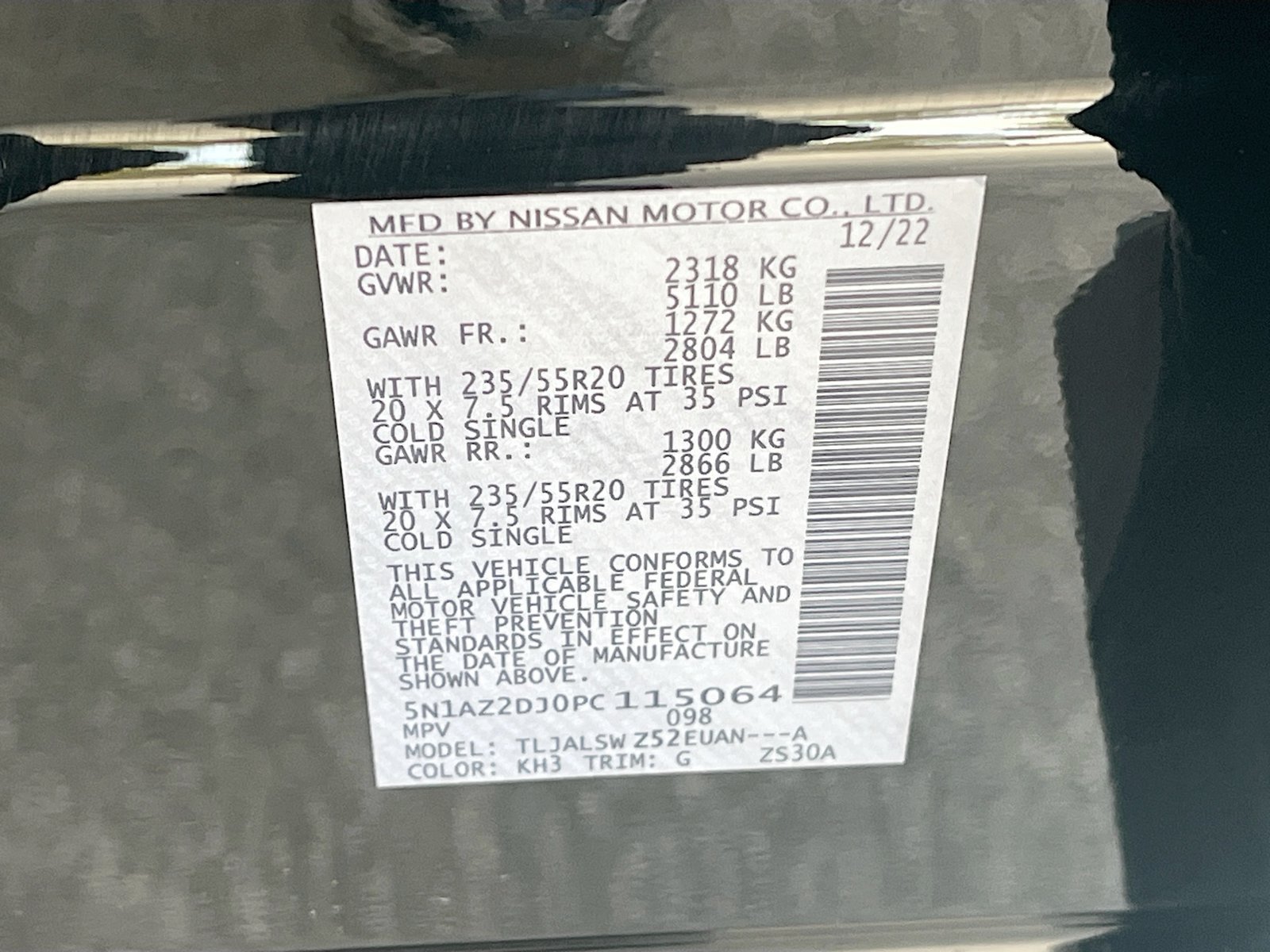 Used 2023 Nissan Murano Platinum w/ Cargo Package FWD image 33
