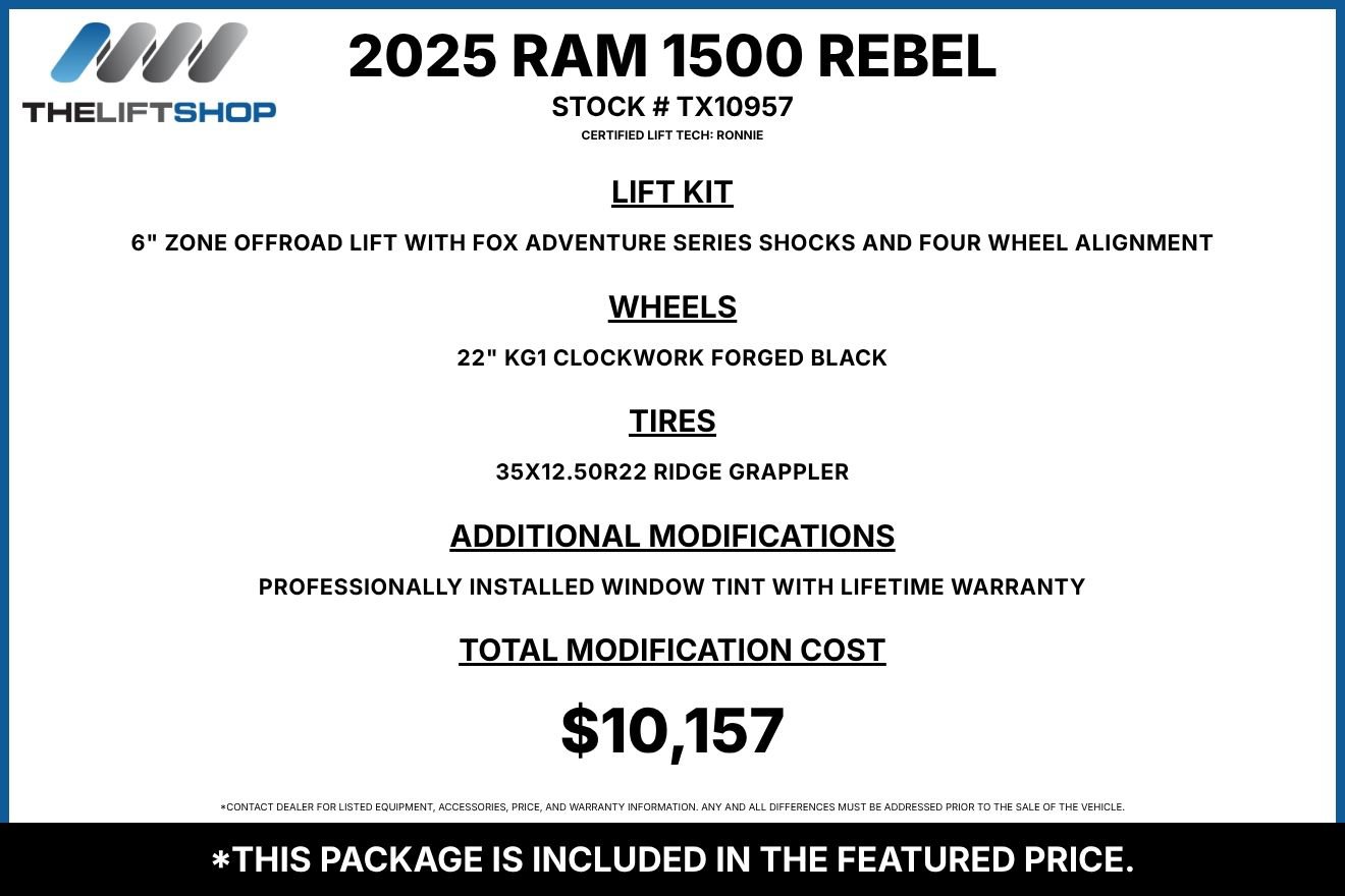 Used 2025 RAM 1500 Rebel w/ Rebel Level 2 Equipment Group AWD/4WD image 2