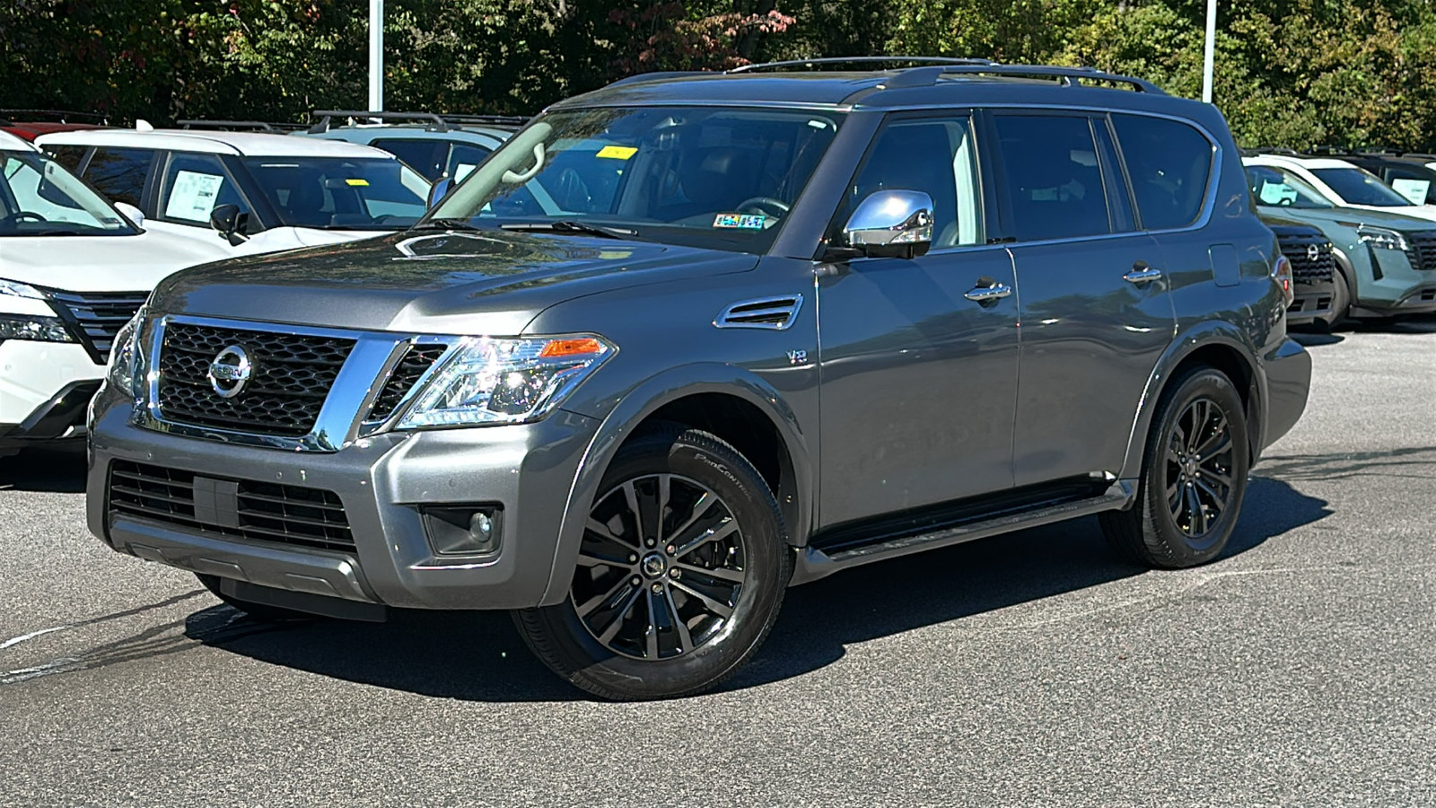 Used 2019 Nissan Armada Platinum w/ Captain's Chairs Package AWD/4WD image 1