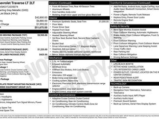 New 2026 Chevrolet Traverse LT w/ Enhanced Driving Package AWD/4WD video 4
