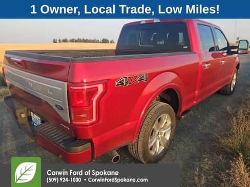 Used 2015 Ford F150 Platinum w/ Equipment Group 701A Luxury AWD/4WD image 2
