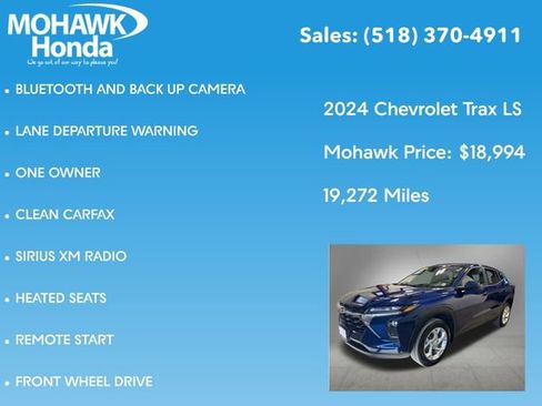 Used 2024 Chevrolet Trax LS w/ LS Convenience Package image 7