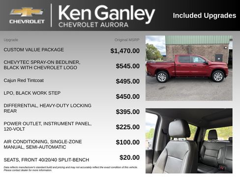 Used 2020 Chevrolet Silverado 1500 Custom w/ Custom Value Package AWD/4WD image 6
