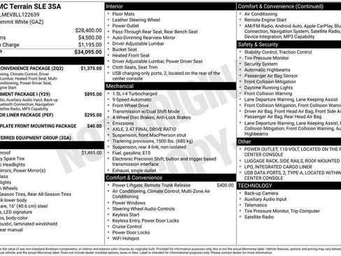 Used 2020 GMC Terrain SLE w/ Driver Convenience Package FWD image 2