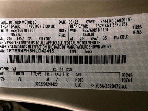 Used 2022 Ford Ranger XLT w/ Equipment Group 301A Mid image 33