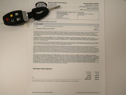 Used 2008 Aston Martin DB9 Volante RWD image 62