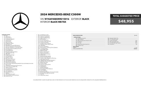 Used 2024 Mercedes-Benz C 300 Sedan image 2