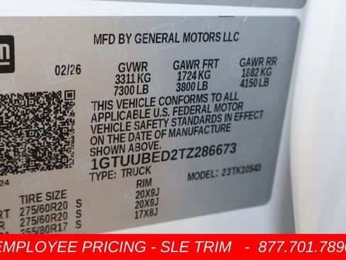 New 2026 GMC Sierra 1500 SLE w/ Max Trailering Package AWD/4WD image 30