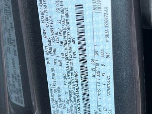 Used 2021 Ford Escape SEL image 19