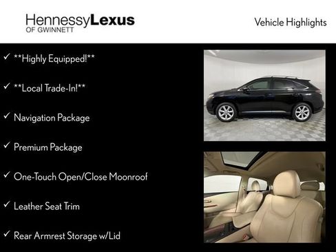 Used 2012 Lexus RX 350 FWD w/ Premium Pkg image 11