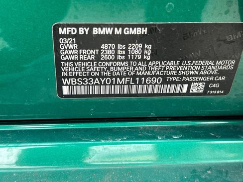 Used 2021 BMW M3 Competition w/ M Carbon Exterior Package image 30