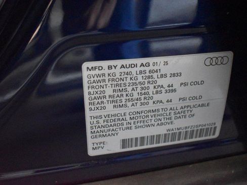 Used 2025 Audi Q4 e-tron Prestige w/ Black Optic Package AWD/4WD image 49
