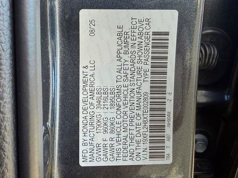 Certified 2026 Honda Civic Sport image 28