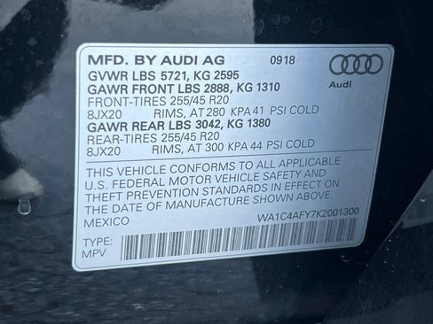 Used 2019 Audi SQ5 Prestige w/ Prestige Package AWD/4WD image 50