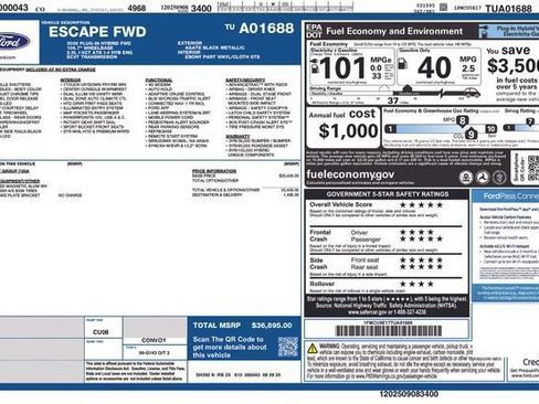 Certified 2026 Ford Escape SE FWD image 6