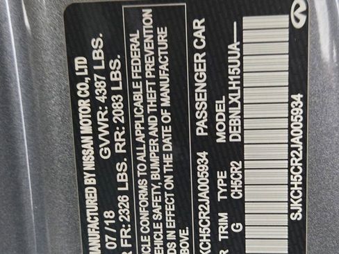 Used 2018 INFINITI QX30 AWD image 23