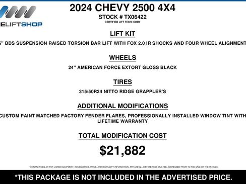 Used 2024 Chevrolet Silverado 2500 LTZ w/ LTZ Plus Package image 2