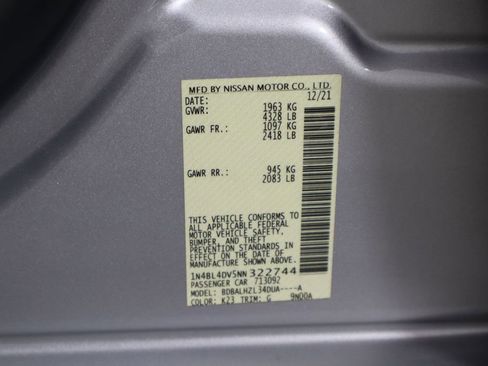 Used 2022 Nissan Altima 2.5 SV FWD image 38