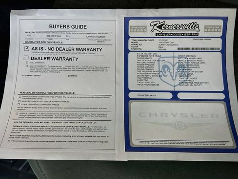 Used 2016 RAM 1500 Big Horn AWD/4WD image 36