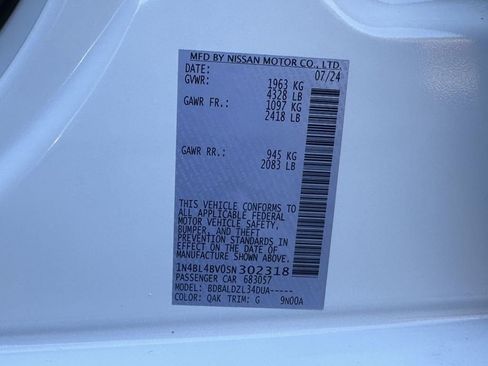 New 2025 Nissan Altima 2.5 S image 40