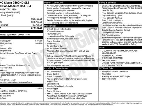 New 2026 GMC Sierra 2500 SLE AWD/4WD image 6