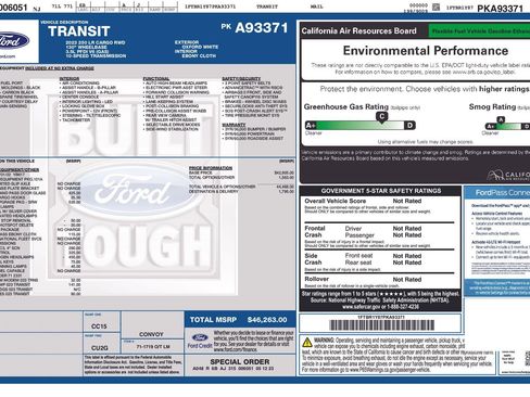 Used 2023 Ford Transit 250 Low Roof w/ Exterior Upgrade Package image 39