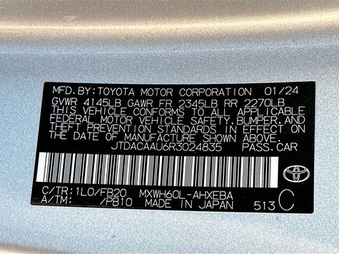 Used 2024 Toyota Prius LE image 12